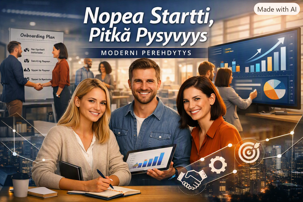 Nopea Startti, Pitkä Pysyvyys = organisaation kilpailukyky by Oivalla Leadership